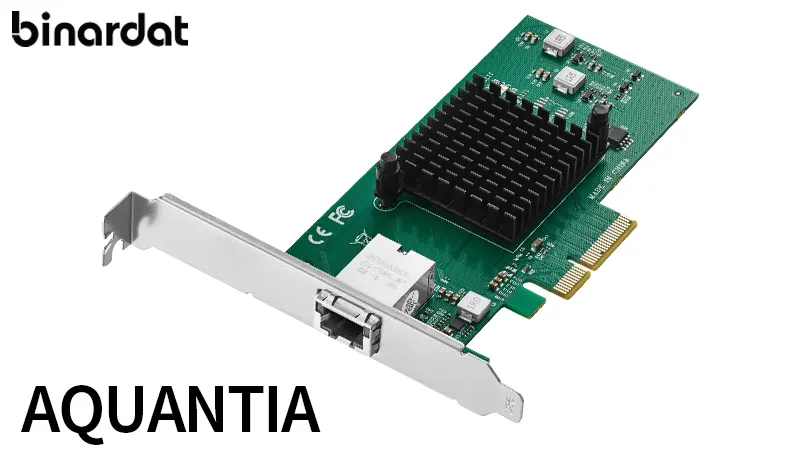 Binardat 10ギガ PCIE ネットワークアダプター AQUANTIA