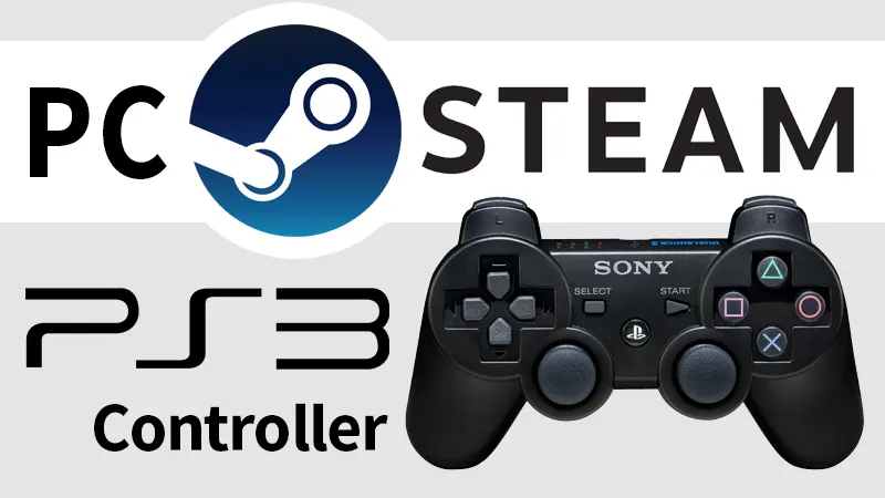 PS3コントローラーをPCに接続・Steamでプレイ